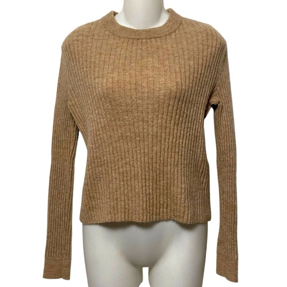 LEVI’S Ribbed Wool Blend Crew Sweater XS